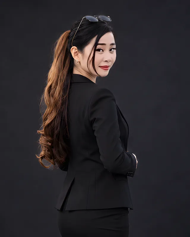 Jhian Lacsamana looking back over her shoulder
